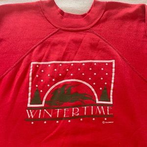 ❄️ Vintage 80s Christmas Wintertime sweater ❄️